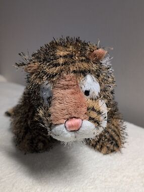 🌈5/$20🌈Bundle!😍 GANZ Brown and White Striped Plush Tiger Toy